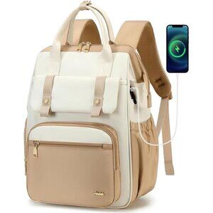 Laptop Backpack for Women 15.6 In Work Business Computer Bag School